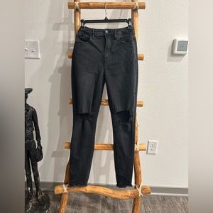 Black Denim Good American Skinny Jeans